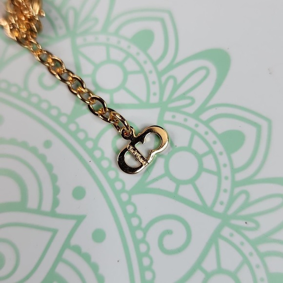 Vintage Signed CD Christian Dior Necklace - Still has store tag - Picture 5 of 7